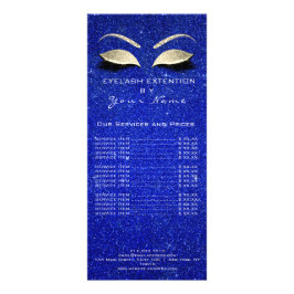 Preisliste Lashes Makeup WELLNESS-CENTER Beauty Bl Werbekarte