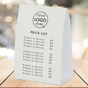 Preisliste Tischständer 4x6 Tischplatte Papiersc Tischaufsteller