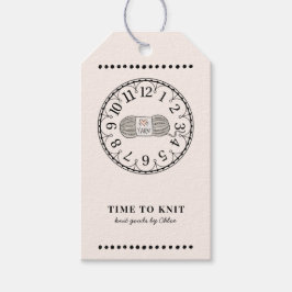 Preismarke für handgefertigte Stricks Geschenkanhänger