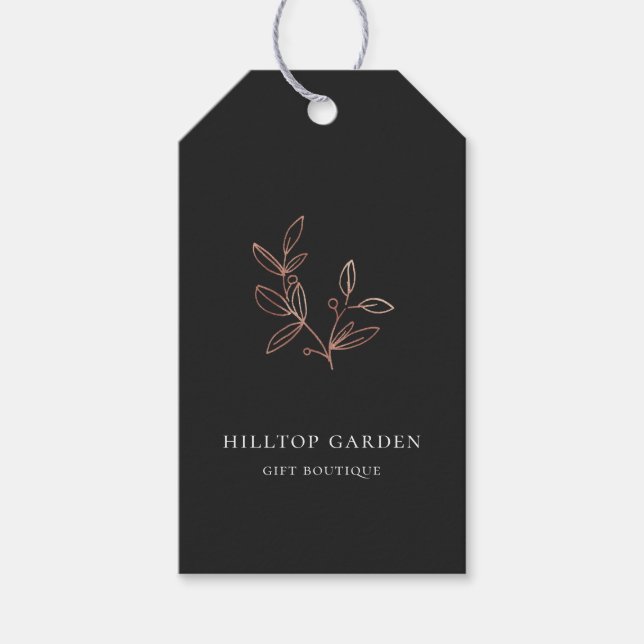 Preisschilder für botanische Branchen der Rose Geschenkanhänger (Vorderseite)