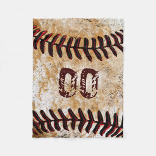 Preiswerte personalisierte Baseball-Flanelldecken Fleecedecke