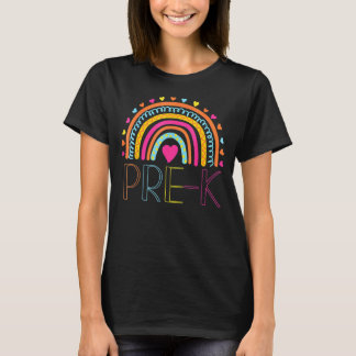 Prek Rainbow LehrerIn zurück zur Schule T-Shirt