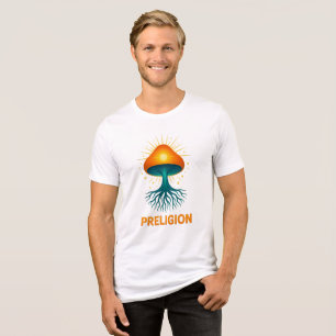 Preligion - Pilz-Logo Tri-Blend Shirt