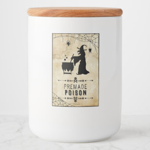 Premade Poison Funny Halloween Party Soda Labels Lebensmitteletikett