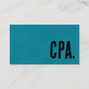 Premier Blue Imitats Leather Accountant Visitenkarte