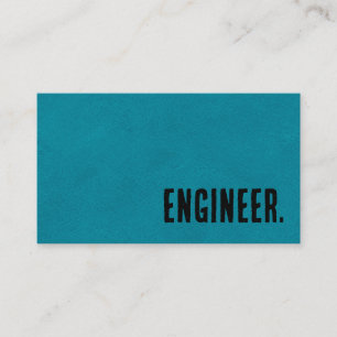 Premier Blue Imitats Leather Engineer Visitenkarte