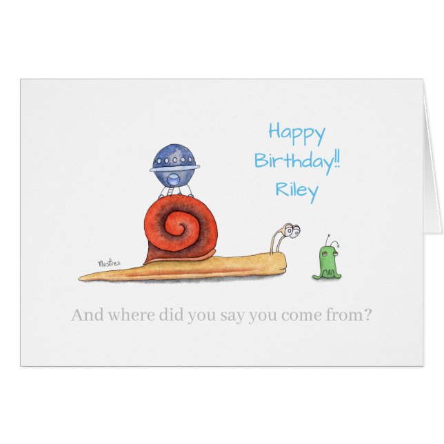 Premier contact des Aliens et des escargots. (Devant Horizontal)