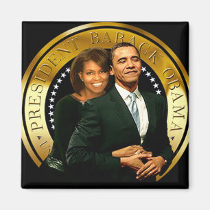 Premier couple d'Amérique magnet