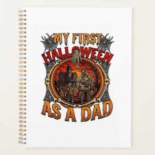 Premier Halloween en tant que papa zombie maison h