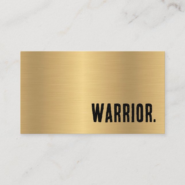Premier Imitats Gold Martial Arts Visitenkarte (Vorderseite)