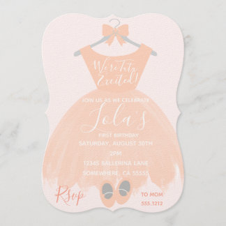 PREMIER INVITATION D'ANNIVERSAIRE