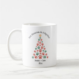 Premier Noël comme chien maman/papa Mug - Cadeau p