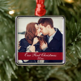 Premier Noël Couple Ornement Année S