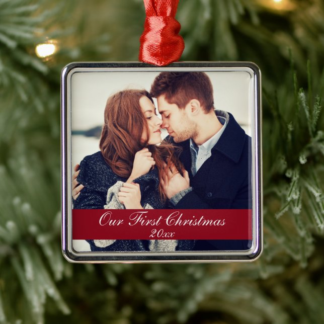 Premier Noël Couple Ornement Année S (Arbre)