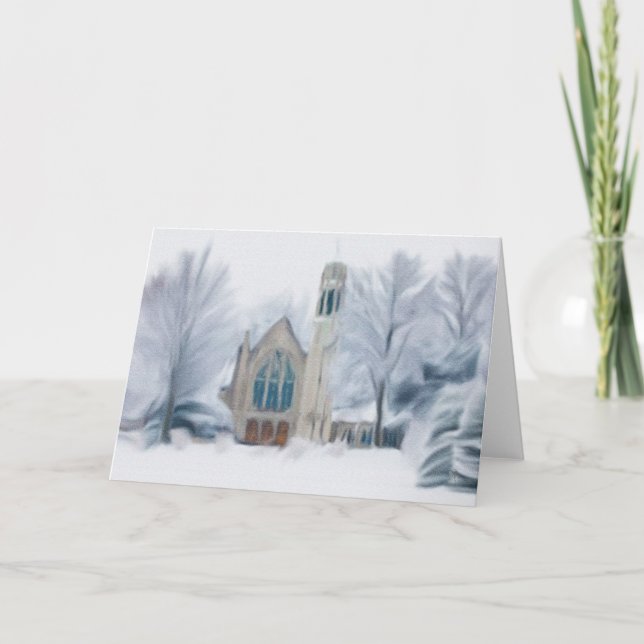 Premier Noël dans des cartes du Nébraska (Devant)