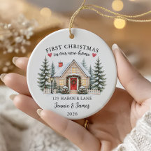 Premier Noël dans notre nouvelle maison Ornement e