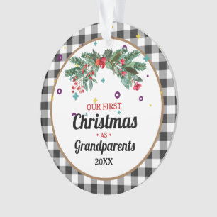 Premier Noël de grand-parent de marque personnalis