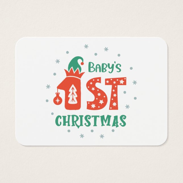 Premier Noël du bébé (Devant)