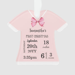 Premier Noël du bébé avec photo