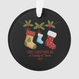 Premier Noël en famille de trois 2025 Mignon B