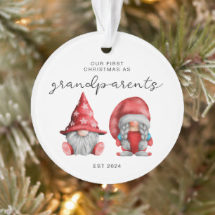 Premier Noël en tant que grands-parents Noël famil