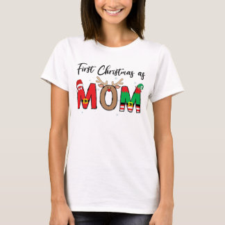 Premier Noël en tant que maman T-shirts de Noël as