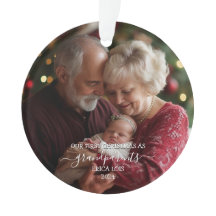 Premier Noël Grand-parents Arbre Ornement Personna