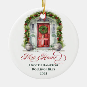 Premier Noël Monogramme Nouvelle Maison Ornement M
