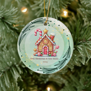 Premier Noël nouvelle maison citation Ornement