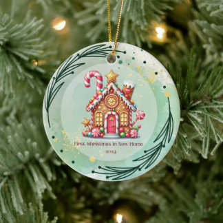 Premier Noël nouvelle maison citation Ornement