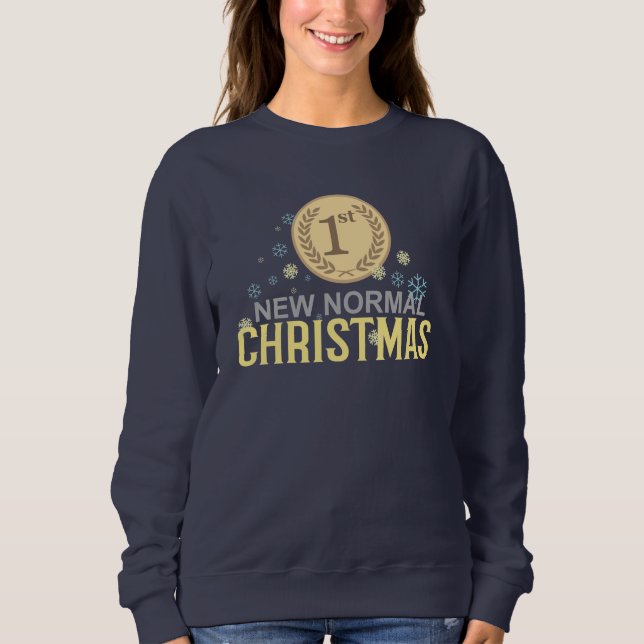Premier nouveau Sweatshirt de Noël normal (Devant)
