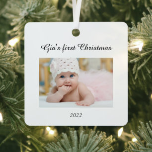 Premier ornement de Noël de bébé