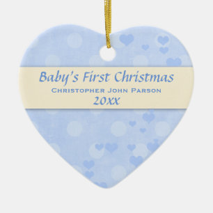 Premier ornement de Noël de bébé
