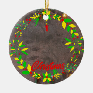 Premier ornement de Noël du bébé