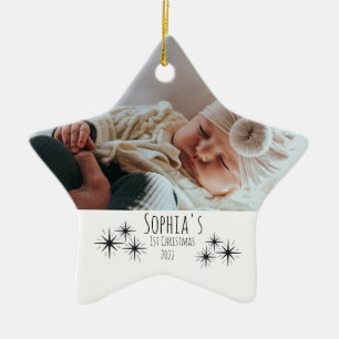 Premier ornement de Noël du bébé