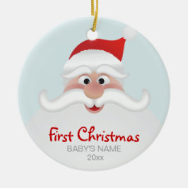 Premier ornement de Noël du bébé