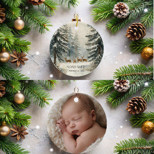 Premier ornement de Noël pour bébé personnalisé