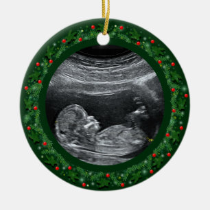 Premier ornement en céramique de Noël pour bébé