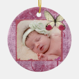 Premier ornement papillon de Noël de la Bourgogne