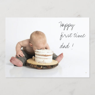 Premier papa| Fête des pères| Carte photo