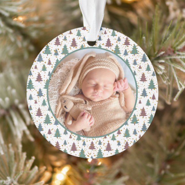 Premier pin de Noël du bébé Moderne Élégant (Arbre)