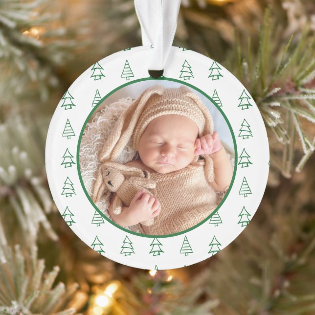 Premier pin de Noël du bébé Moderne Élégant (Arbre)