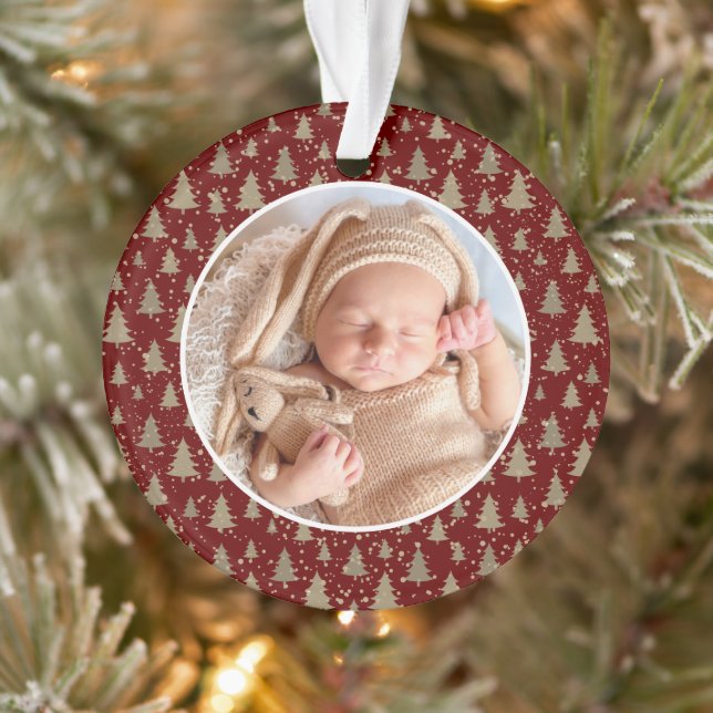 Premier pin de Noël du bébé Moderne Élégant (Arbre)