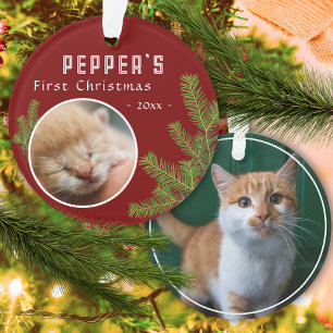 Premier pin de Noël Kitten Chat 2 Photo Keepsaké