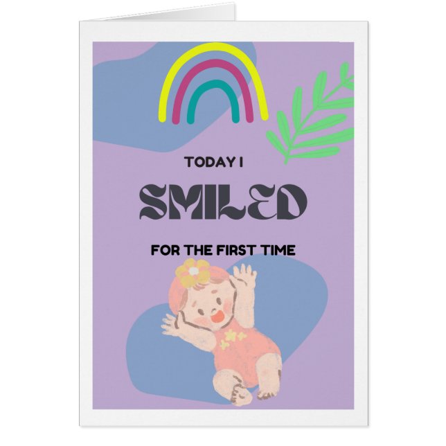 Premier sourire de bébé  (Devant)
