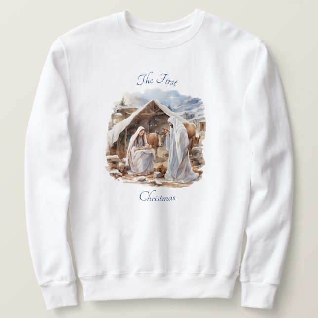 Premier Sweatshirt de Noël 6 (Design devant)