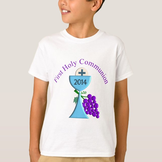 Premier T-shirt 2014 de sainte communion (Devant)