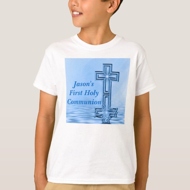 Premier T-shirt de sainte communion (Devant)