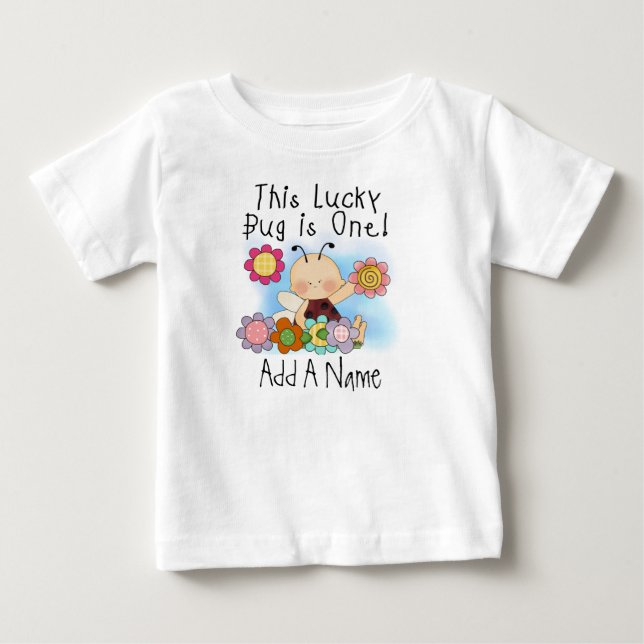 Premier T-shirt personnalisé d'anniversaire (Devant)