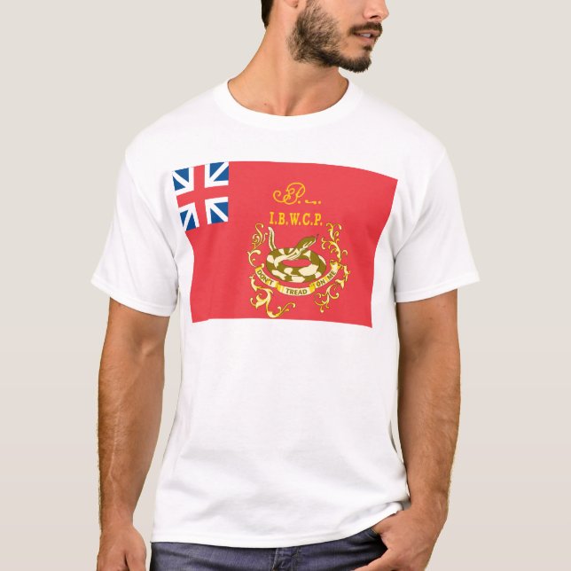 Premier T-shirts de drapeau du bataillon du (Devant)